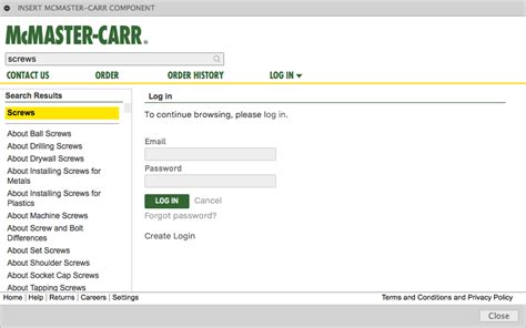 mcmaster- carr|mcmaster carr log in.